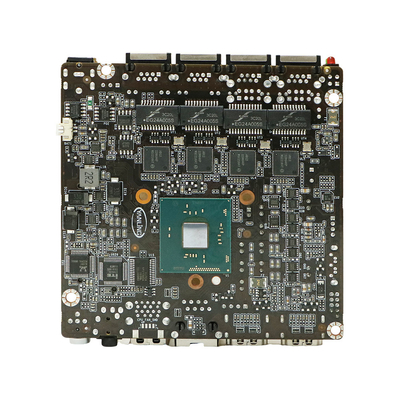 PCB 100 X 100mm ミニマザーボード 4 Lan Thin Client J3160 NUC マザーボード 2hdポート