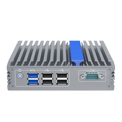 Barebone パソコン J3710 デュアルラン ビジネス ファンのないミニPC 6USB
