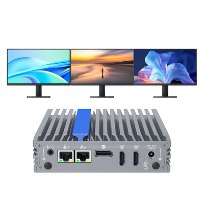 薄型クライアント ミニボックス PC J3710 クアッドコア 6USB Ddr3 12v ミニコンピュータ