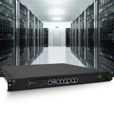 1U Rackmount Linux ファイアウォール装置 インテル H610 チップセット