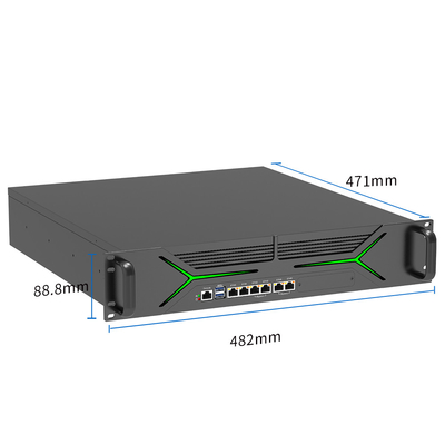 Lga1700 2u デュアルソケット インテル H610 チップセット ラックマウント サーバー