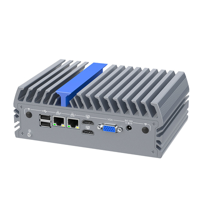 低電力 N100 ファンのないミニPC HD-MI VGA デュアルランミニコンピュータ TDP 6w