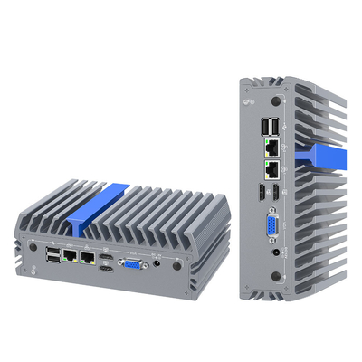 N100 ミニコンピュータ 2 Lan 2 USB 2.0 VESA マウント Linux ミニPC プログラミング用