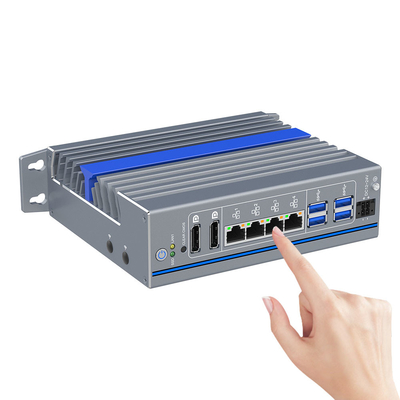 ファンレスソフトルーター インテル I5-1235u Ddr5 M.2 Ssd 4 ポート ラン ミニ PC