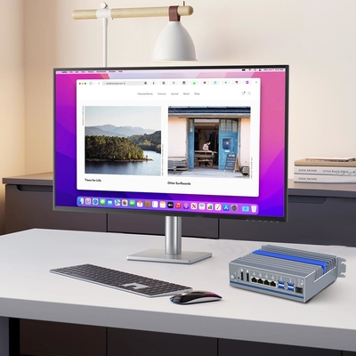 扇風機のない産業用デスクトップPC 12代目 I5 I7 双DPディスプレイ
