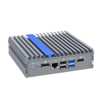 6W TDP 4 Lan ファンレス ファイアウォール PC N100 CPU 4K デュアルディスプレイ Linux ミニ PC