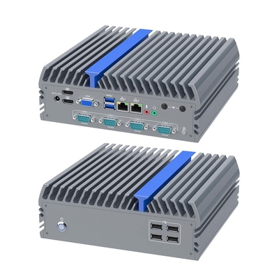 インテル I5-12500T PC インダストリアル 扇風機なし インダストリアル PC ボックス 2 RS232 コム
