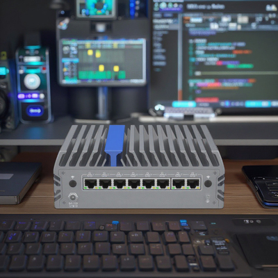 24/7H 稼働 8 LAN ポート ファイアウォール デバイス ネットワーク セキュリティ コア Ultra 5 125U
